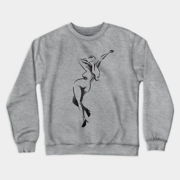 Nude (virgin art) Crewneck Sweatshirt by superdoop